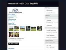 Tablet Screenshot of golfclubenghien.com